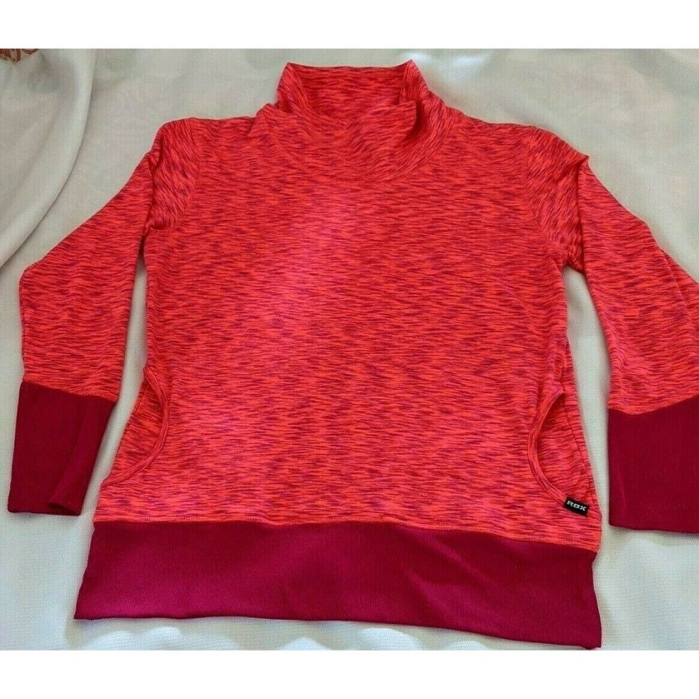 RBX LS Athletic Top, Size L Cross Neck
